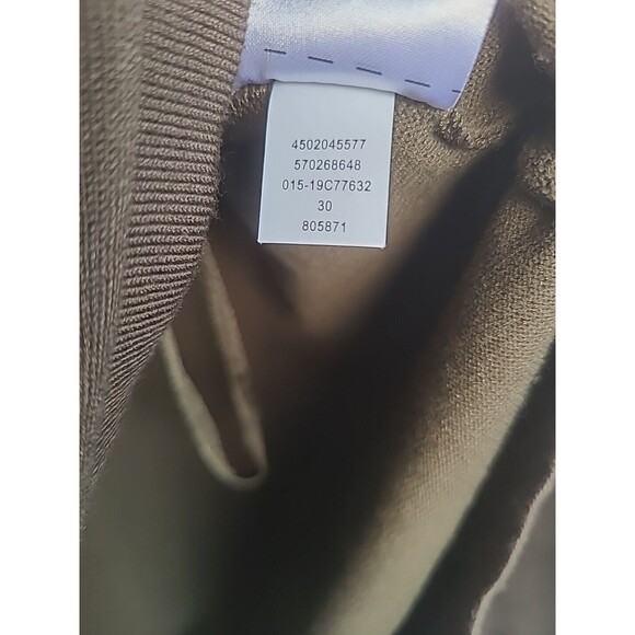 Chico's size 1 Pullover Long Sleeve Sweater Deep Olive Y2K - Picture 6 of 10